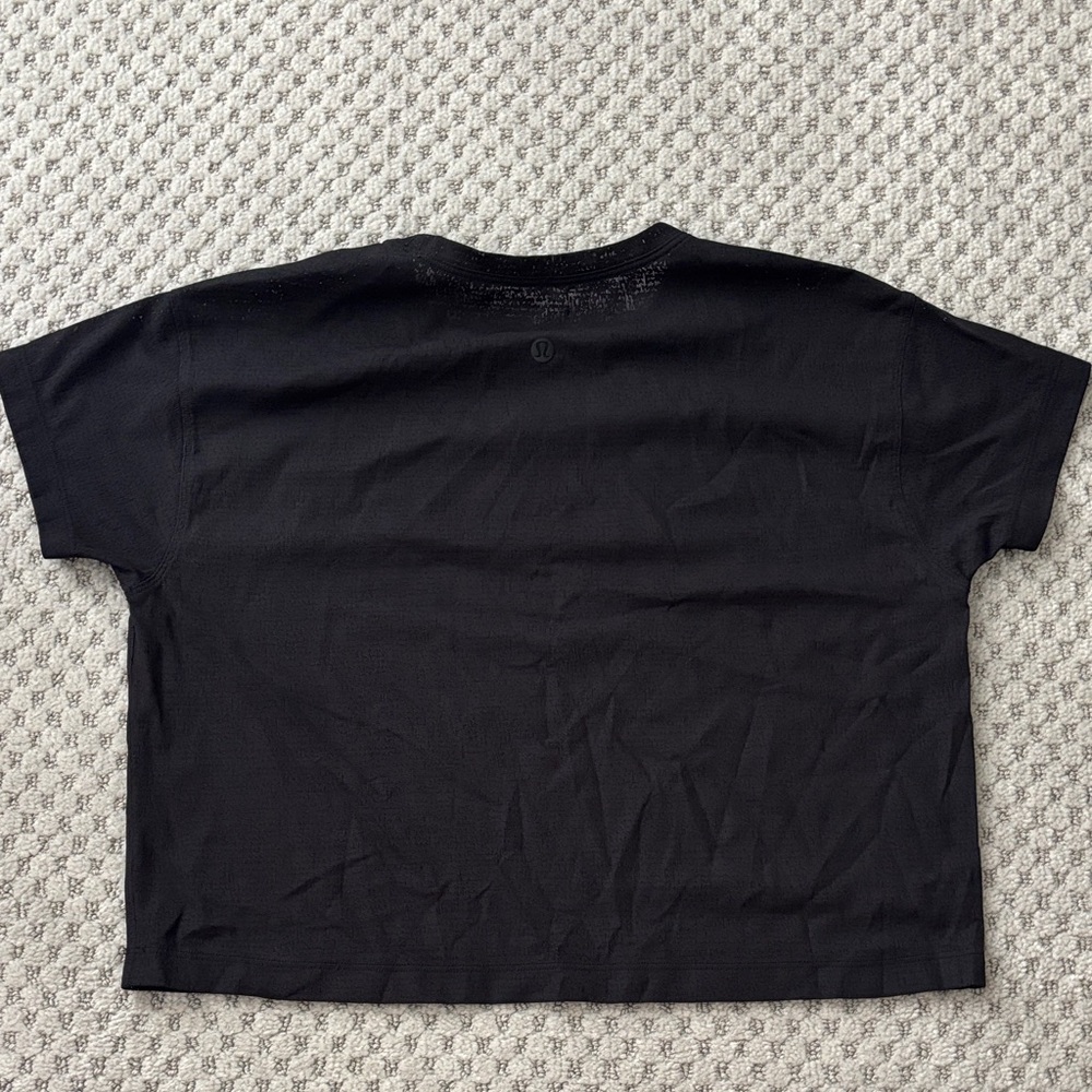 Lululemon Athletica Black Relaxed Tee